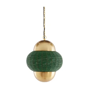 Hanglamp CETARA – Ø33x38cm – Groen