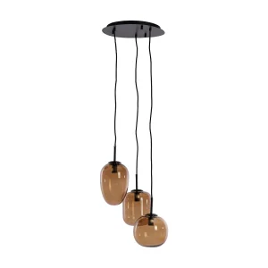 Hanglamp MEZZA – Ø30x23cm – Bruin Hanglamp MEZZA – Ø30x23cm – Bruin