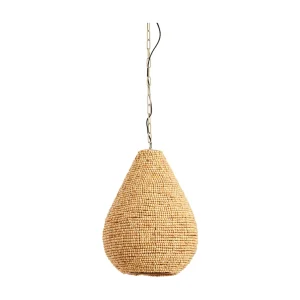 Hanglamp KABINDA – Ø31x39cm – Bruin Hanglamp KABINDA – Ø31x39cm – Bruin