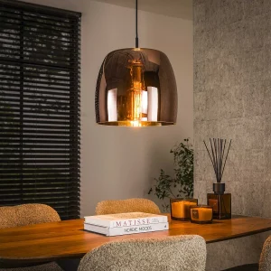 Hanglamp 1L Drift Glass – Copper Color Glas Hanglamp 1L Drift Glass – Copper Color Glas