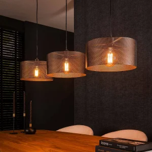 Hanglamp 3L Mesh Round – Artic Zwart Hanglamp 3L Mesh Round – Artic Zwart