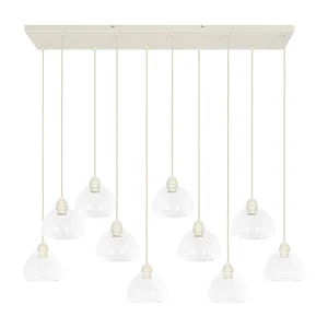 Hanglamp BISHO – 120x19x14cm – Wit Hanglamp BISHO – 120x19x14cm – Wit