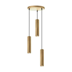 Hanglamp Ferroli – Antiek goud – Metaal – 3-lichts Hanglamp Ferroli – Antiek goud – Metaal – 3-lichts