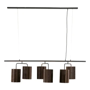 Hanglamp EDISA – 160x50x25cm – Bruin