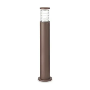 Grote bruine aluminium cilindrische buitenpaal Grote bruine aluminium cilindrische buitenpaal