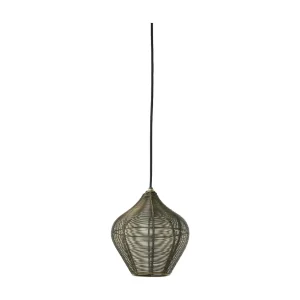 Hanglamp ALVARO – Ø20x22cm – Brons