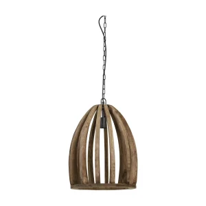 Hanglamp HARANKA – Ø38x46cm – Bruin Hanglamp HARANKA – Ø38x46cm – Bruin