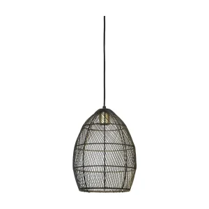 Hanglamp MEYA – Ø23x31cm – Zwart Hanglamp MEYA – Ø23x31cm – Zwart