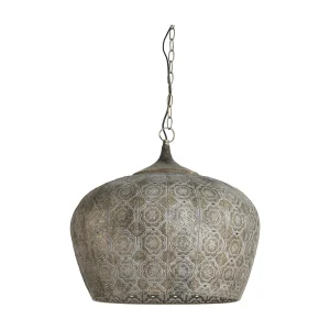 Hanglamp EMINE – Ø51.5x46cm – Bruin