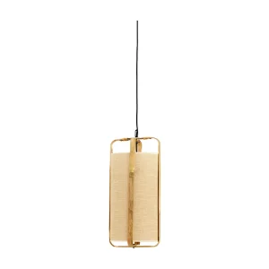 Hanglamp SENDAI – Ø27x56cm – Bruin