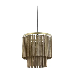 Hanglamp GULARO – Ø45x43cm – Bruin Hanglamp GULARO – Ø45x43cm – Bruin