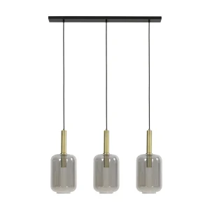 Hanglamp Lekar – 100x22x32 – Brons Hanglamp Lekar – 100x22x32 – Brons
