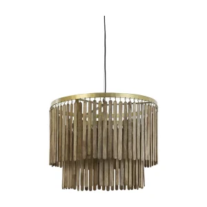 Hanglamp GULARO – Ø60x43cm – Bruin Hanglamp GULARO – Ø60x43cm – Bruin