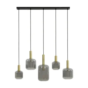 Hanglamp Lekar – 110x22x32 – Brons Hanglamp Lekar – 110x22x32 – Brons