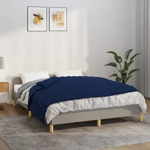Gewogen deken Blauw 137×200 cm 6 kg in Comfortabele Stof voor Volwassenen Gewogen deken Blauw 137×200 cm 6 kg in Comfortabele Stof voor Volwassenen