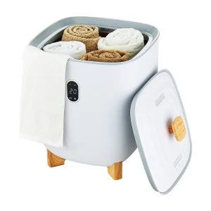 Handdoekdroger SucceBuy, Handdoekverwarmende Bak 25L, LED-scherm, Bodemverwarming, Timer, Wit Handdoekdroger SucceBuy, Handdoekverwarmende Bak 25L, LED-scherm, Bodemverwarming, Timer, Wit