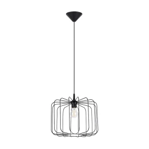 Hanglamp Skaar modern van – 1 lichtbronnen – L.34,5 x H.91 cm – zwart Hanglamp Skaar modern van – 1 lichtbronnen – L.34,5 x H.91 cm – zwart