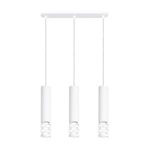 Hanglamp LIRO modern van – 3 lichtbronnen – L.40 x H.125 cm – wit Hanglamp LIRO modern van – 3 lichtbronnen – L.40 x H.125 cm – wit