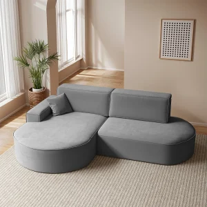Hoekbank Modena Pro – comfort en stijl in een moderne designstof Salvador Antraciet Links