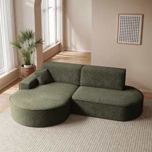 Hoekbank Modena Pro – comfort en stijl in een moderne designstof Arena Green Links Hoekbank Modena Pro – comfort en stijl in een moderne designstof Arena Green Links
