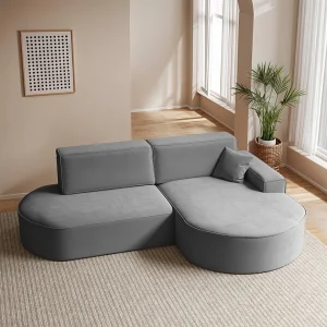 Hoekbank Modena Pro – Comfort en stijl in een moderne designstof Salvador Antraciet Rechts