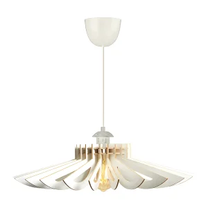 Hanglamp van MDF – D. 68 cm x H. 50 cm – Wit – FARITA – Koop nu eenvoudig en goedkoop Hanglamp van MDF – D. 68 cm x H. 50 cm – Wit – FARITA – Koop nu eenvoudig en goedkoop