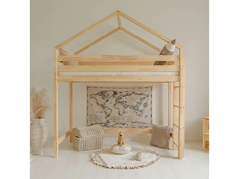 Halfhoog kajuitbed 90x200 inclusief lattenbodem Candice Bois