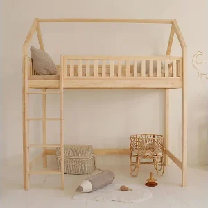 Halfhoog kajuitbed 90×190 inclusief lattenbodem Daisy Bois Halfhoog kajuitbed 90×190 inclusief lattenbodem Daisy Bois