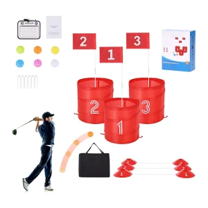 Golfspel SucceBuy Backyard Draagbaar met 3 Gaten voor Kinderen en Volwassenen Golfspel SucceBuy Backyard Draagbaar met 3 Gaten voor Kinderen en Volwassenen