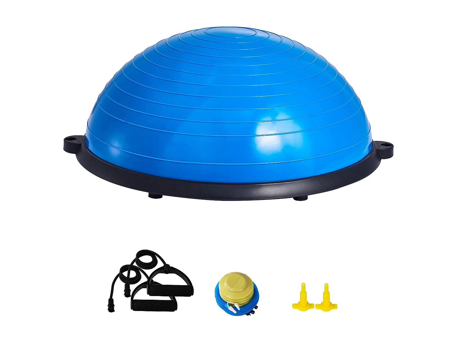 Halve Bal SucceBuy voor Oefeningen 58.42cm voor Training, Stabiliteitsbal voor Yoga en Evenwicht, Weerstandsbanden