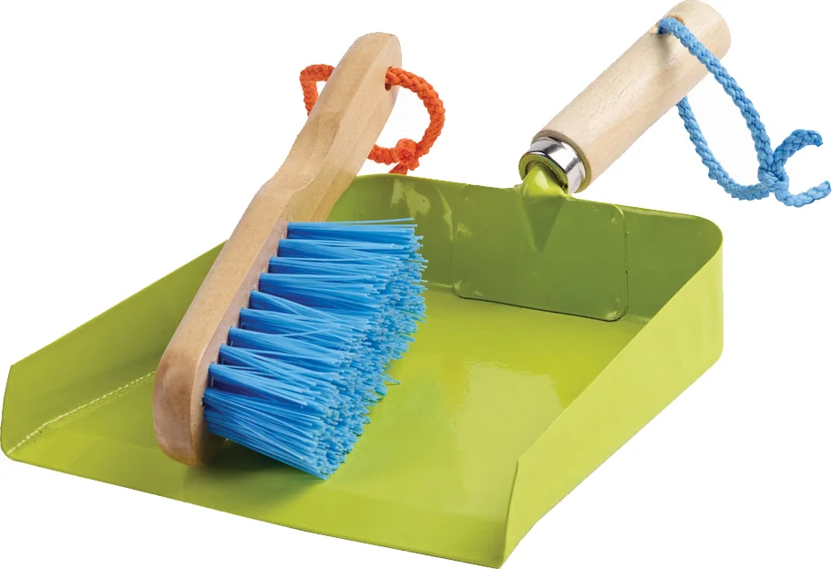 Kinder stoffer en blik 19,5 x 25 x 6,5 cm