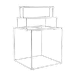 Handdoekenrek SucceBuy, PVC Handdoekenrek voor Buiten voor Zwembad, 8 Stangen, Spa, Badkamer, Wit Handdoekenrek SucceBuy, PVC Handdoekenrek voor Buiten voor Zwembad, 8 Stangen, Spa, Badkamer, Wit