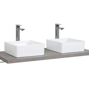Hangend wastafelblad voor wastafel – 120 cm – Dikte 3,8 cm WILL