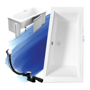 Hoekbad INTIMA 150×85 rechts met piepschuim bekleding | Afvoer & voeten GRATIS! Hoekbad INTIMA 150×85 rechts met piepschuim bekleding | Afvoer & voeten GRATIS!
