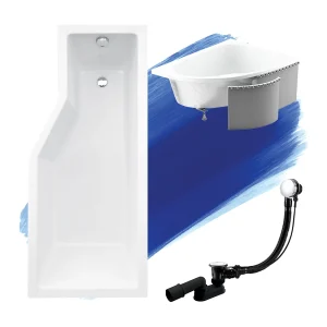 Hoekbad INTEGRA 150×75 rechts met piepschuim bekleding | Afvoer & voeten GRATIS! Hoekbad INTEGRA 150×75 rechts met piepschuim bekleding | Afvoer & voeten GRATIS!