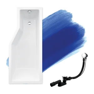 Hoekbad INTEGRA 150×75 rechts met glazen afscheiding 3-delig | Afvoer & poten GRATIS! Hoekbad INTEGRA 150×75 rechts met glazen afscheiding 3-delig | Afvoer & poten GRATIS!