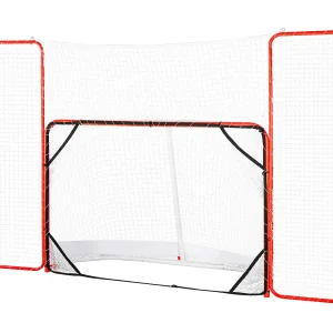 Hockeydoel SucceBuy met Terugslagstelsel en Doelen Buiten-Hockeydoel van Straatstaal van 183 CM Hockeydoel SucceBuy met Terugslagstelsel en Doelen Buiten-Hockeydoel van Straatstaal van 183 CM