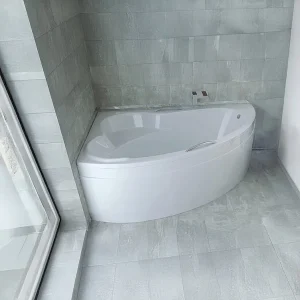 Hoekbadkuip ADA 140×90 links met piepschuim bekleding en handgrepen | Afvoer & voeten GRATIS! Hoekbadkuip ADA 140×90 links met piepschuim bekleding en handgrepen | Afvoer & voeten GRATIS!