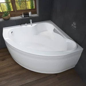 Hoekbad STANDARD 130×130 met acrylrand | Afvoer & poten GRATIS! Hoekbad STANDARD 130×130 met acrylrand | Afvoer & poten GRATIS!