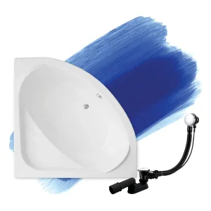 Hoekbad STANDARD 150×150 | Afvoer &amp; poten GRATIS!