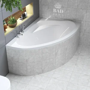 Hoekbad MAREA 150×100 rechts met piepschuim bekleding | Afvoer & voeten GRATIS! Hoekbad MAREA 150×100 rechts met piepschuim bekleding | Afvoer & voeten GRATIS!