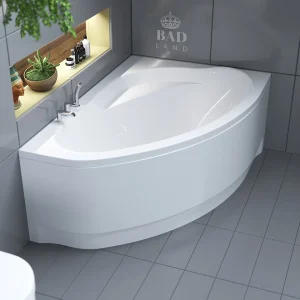 Hoekbad MAREA 150×100 rechts met acrylschort | Afvoer & poten GRATIS! Hoekbad MAREA 150×100 rechts met acrylschort | Afvoer & poten GRATIS!