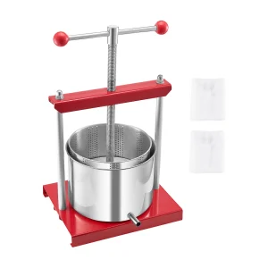 Handmatige Fruitpers SucceBuy, 6 L, Roestvrij Staal, voor het Maken van Wijn, Gemakkelijk Schoon te Maken Handmatige Fruitpers SucceBuy, 6 L, Roestvrij Staal, voor het Maken van Wijn, Gemakkelijk Schoon te Maken