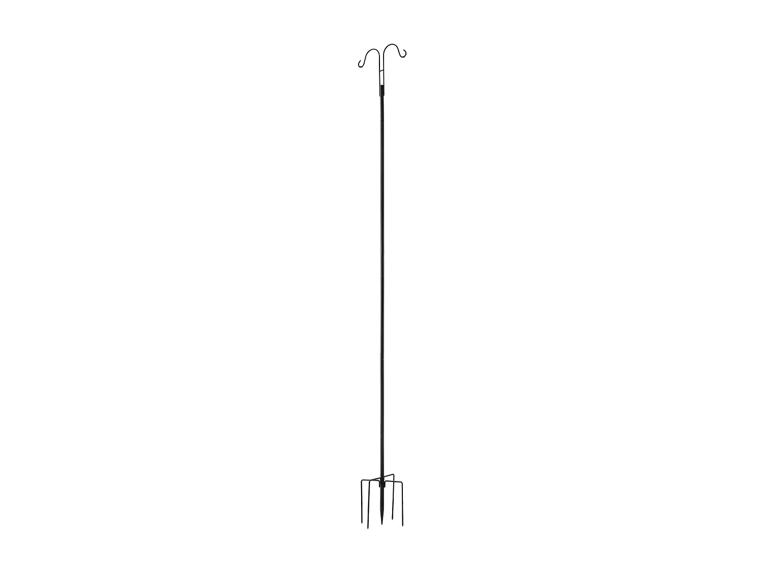 Herdershaakken SucceBuy, Pakket van 8, Herdershaakken 234.5 cm, Dubbele Haak voor Tuinlantaarn, Haakken van 1,9 cm Dikte