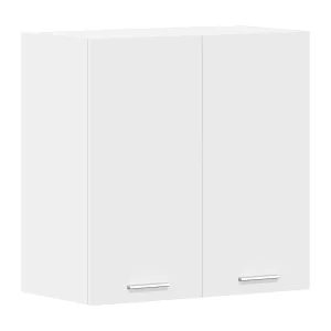 Bovenkast Lyon 60x31x60 cm bewerkt hout wit Bovenkast Lyon 60x31x60 cm bewerkt hout wit