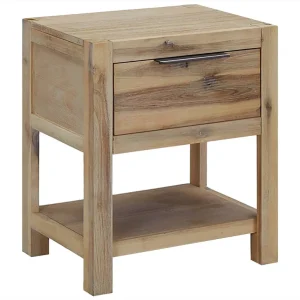 Griffin Nachtkastje met lade 40x30x48 cm massief acaciahout Griffin Nachtkastje met lade 40x30x48 cm massief acaciahout