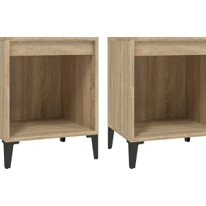 Hartford  Nachtkastjes 2 st 40x35x50 cm sonoma eikenkleurig
