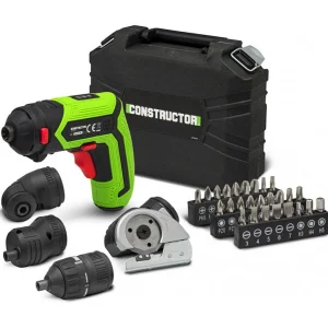 Herlaadbare schroevendraaier 4V Lithium + accessoires – Constructor Herlaadbare schroevendraaier 4V Lithium + accessoires – Constructor