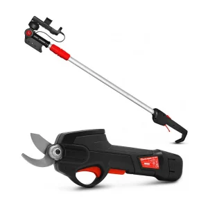 Herlaadbare snoeischaar 7.2V Lithium met telescopische steel – Elem Garden Technic Herlaadbare snoeischaar 7.2V Lithium met telescopische steel – Elem Garden Technic