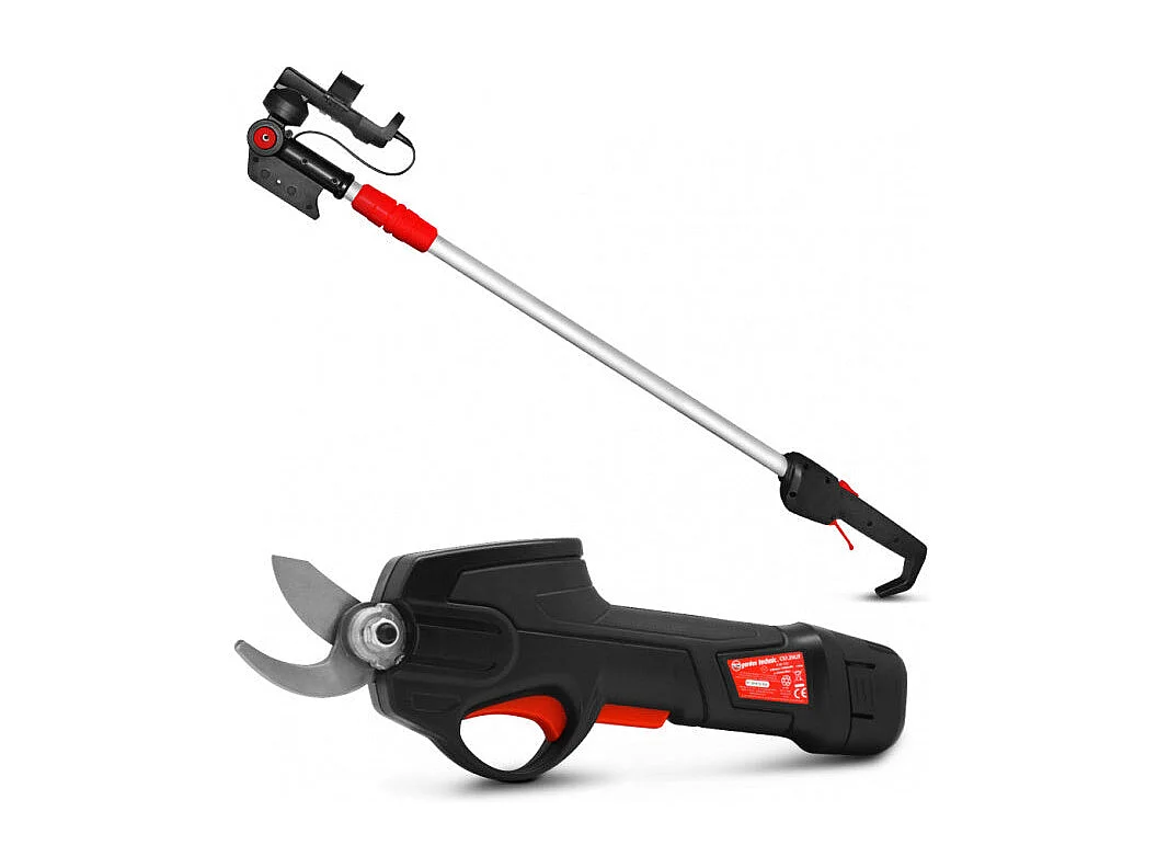 Herlaadbare snoeischaar 7.2V Lithium met telescopische steel - Elem Garden Technic